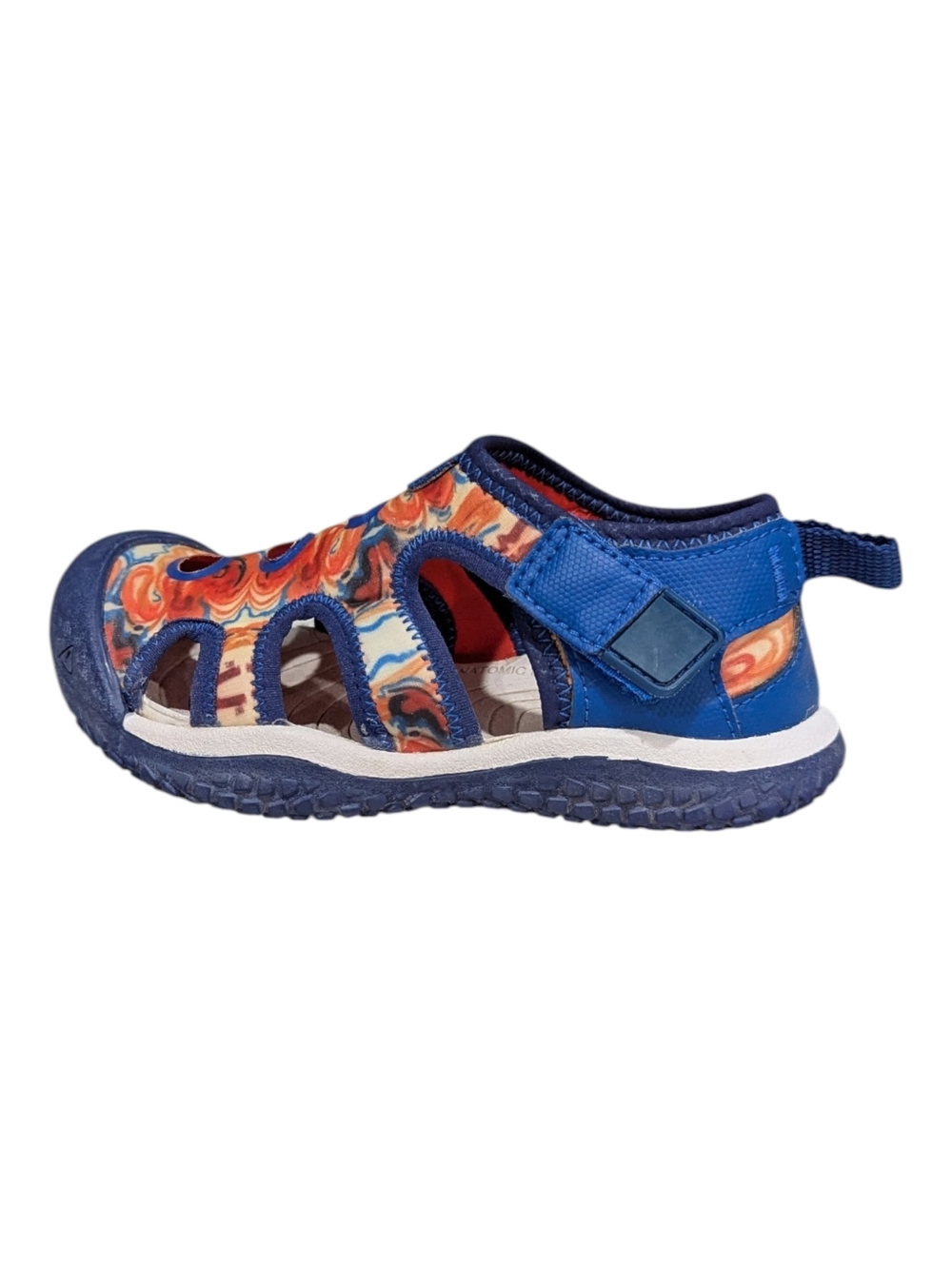 Keen Stingray Kids Blue Orange Neoprene Water Sandal Sneaker Toddler Boys Size 9